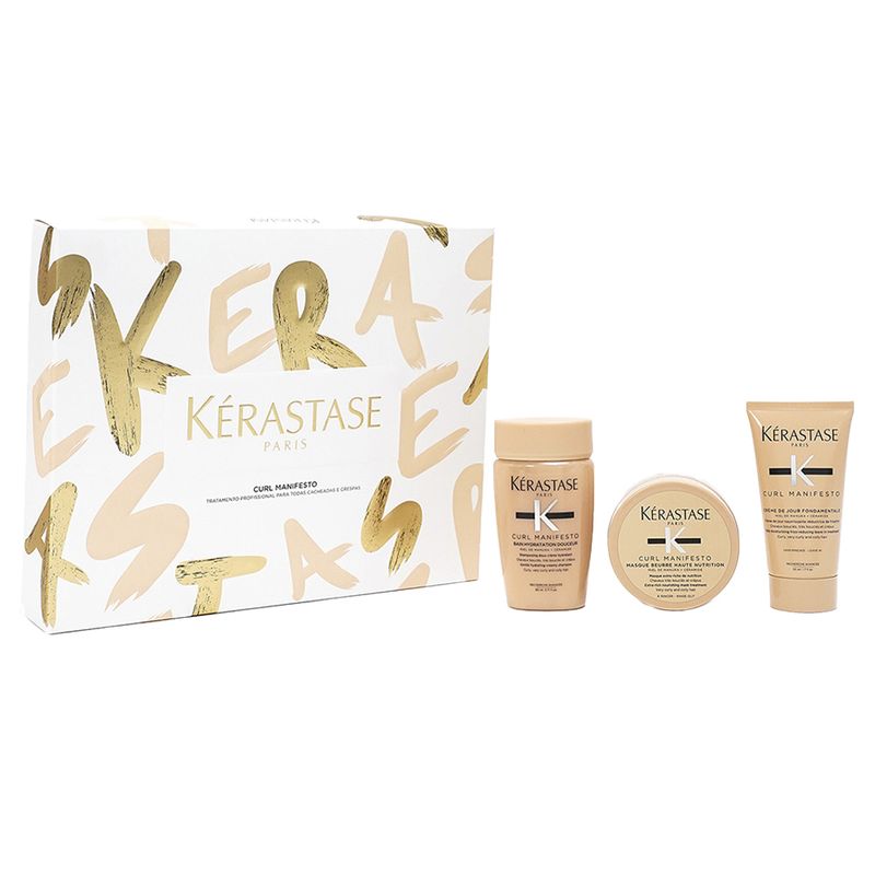 Kit-Kerastase-Curl-Manifesto-Shampoo-80-ml-Mascara-200-ml-Creme-50-ml-Caixa-mais-Produtos