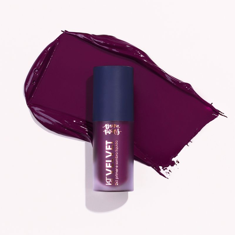 Primer-e-Sombra-Liquida-2x1-Bruna-Tavares-BT-Velvet-Grape-6-ml-Textura