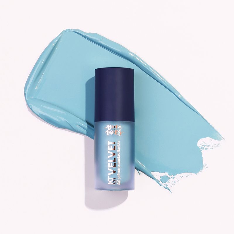 Primer-e-Sombra-Liquida-2x1-Bruna-Tavares-BT-Velvet-Mintblue-6-ml-Textura