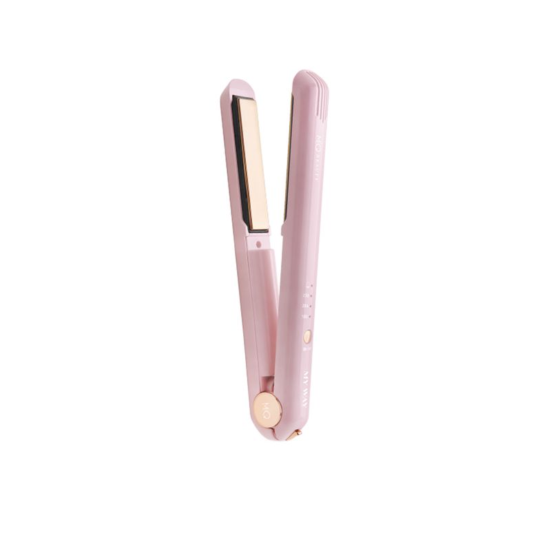 Prancha-de-Cabelo-MQ-Beauty-My-Way-Ceramica-230°C-Rosa-Bivolt-Prancha-Aberto