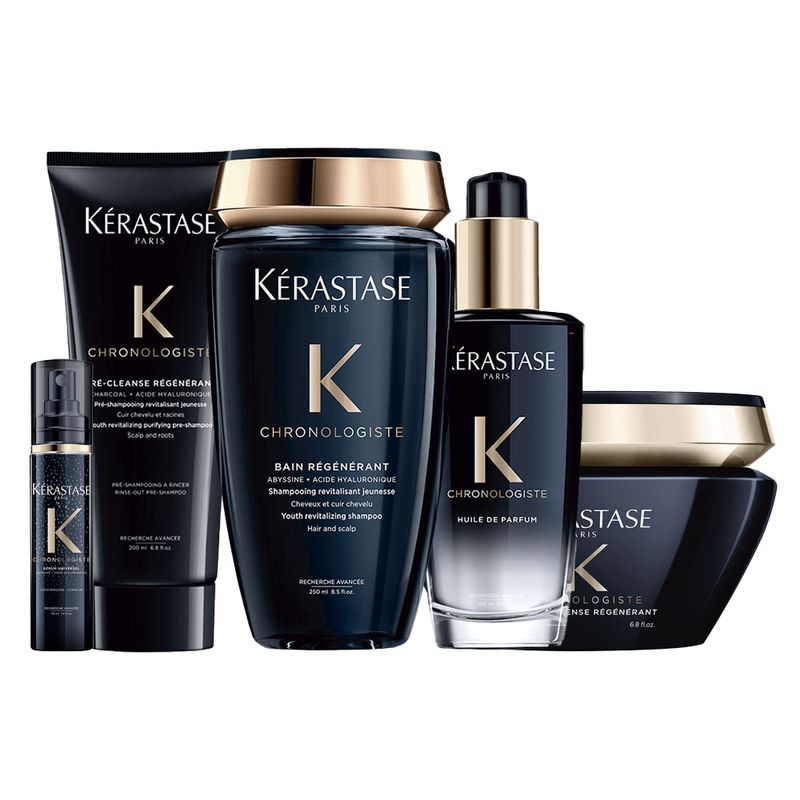 Kit-Kerastase-Chronologiste-Pre-Shampoo-200-ml-Shampoo-250-ml-Mascara-200-ml-Perfume-100-ml-Serum-Leave-in-40-ml-Produtos