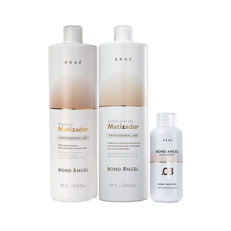 Kit-Brae-Bond-Angel-Shampoo-1000-ml-Mascara-Matizadora-1000-ml-Tratamento-Fortificante-100-ml-Produtos