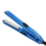 Mini-Prancha-de-Cabelo-MQ-Professional-204°C-Titanium-Azul-Bivolt