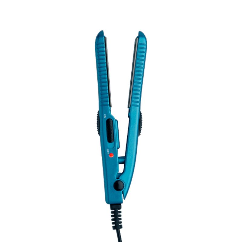 Mini-Prancha-de-Cabelo-MQ-Professional-204°C-Titanium-Azul-Bivolt