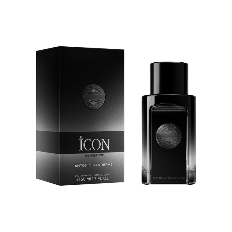 Perfume-Antonio-Banderas-The-Icon-Eau-de-Parfum-Masculino-50-ml-Caixa-do-Perfume