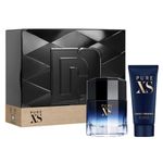 Kit-Perfume-Paco-Rabanne-Pure-XS-Masculino-Eau-de-Toilette-100-ml---Gel-de-Banho-10-ml-Vitrine