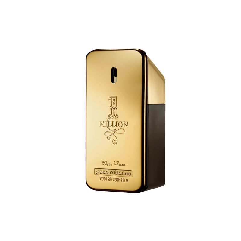 Kit-Perfume-Paco-Rabanne-1-Million-Masculino-Eau-de-Toilette-50-ml---Gel-de-Banho-100-ml-Frasco-Perfume