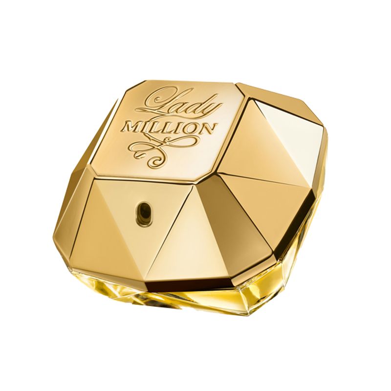 Kit-Perfume-Paco-Rabanne-Lady-Million-Feminino-Eau-de-Parfum-80-ml---Locao-Corporal-100-ml-Frasco-Perfume