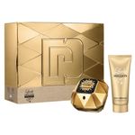 Kit-Perfume-Paco-Rabanne-Lady-Million-Fabulous-Feminino-Eau-de-Parfum-80-ml---Locao-Corporal-100-ml-Vitrine
