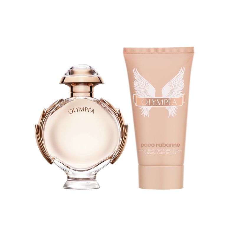 Kit-Perfume-Paco-Rabanne-Olympea-Feminino-Eau-de-Parfum-50-ml---Locao-Corporal-75-ml-Perfume-e-Locao-Corporal