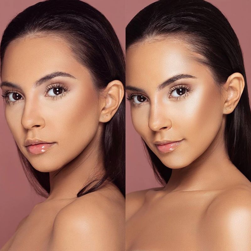 Iluminador-em-Gel-Luminoso-Bruna-Tavares-BT-Glowtion-Honey-40-g-Antes-e-Depois