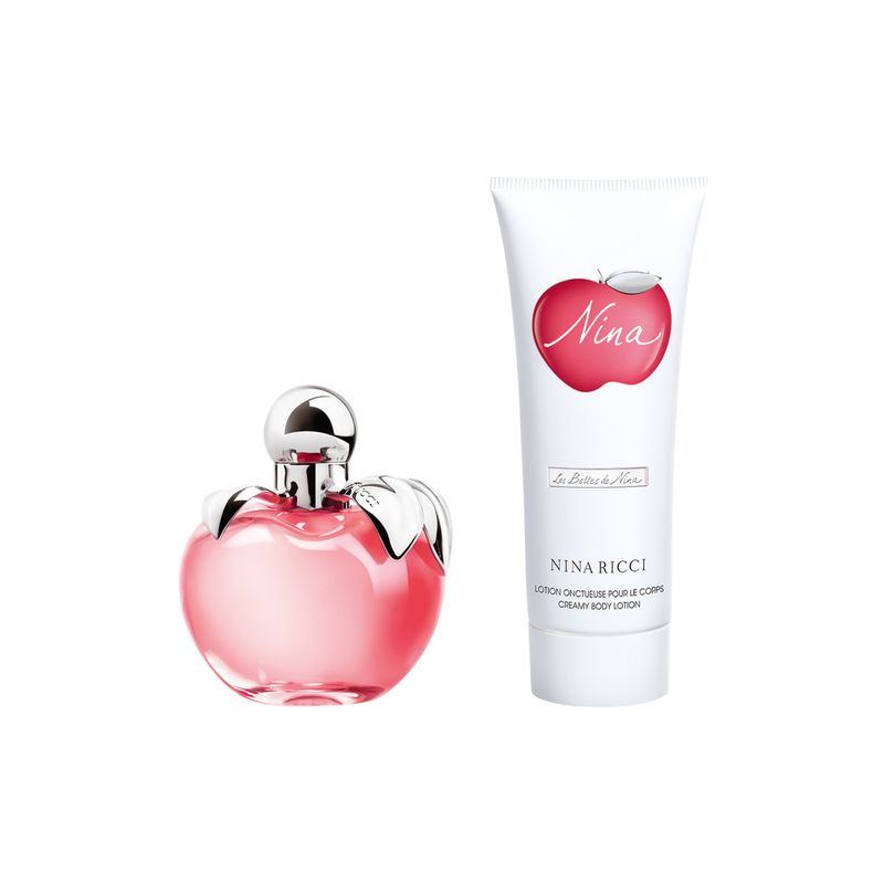 Kit-Perfume-Nina-Ricci-Feminino-Eau-de-Toilette-80-ml---Locao-Corporal-100-ml-Perfume-e-Locao