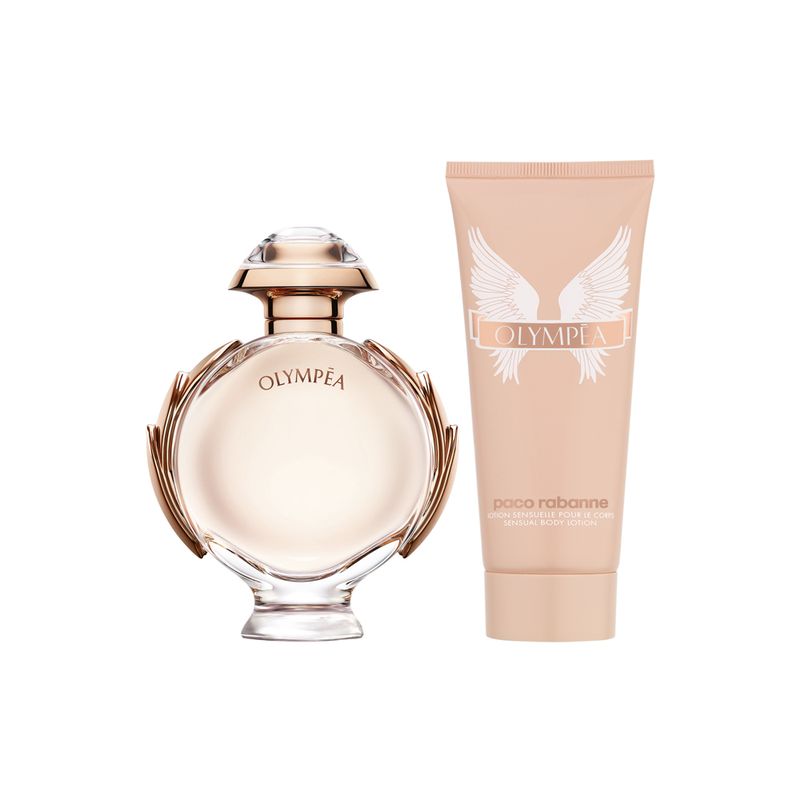 Kit-Perfume-Paco-Rabanne-Olympea-Feminino-Eau-de-Parfum-80-ml---Locao-Corporal-100-ml-Perfume-e-Locao