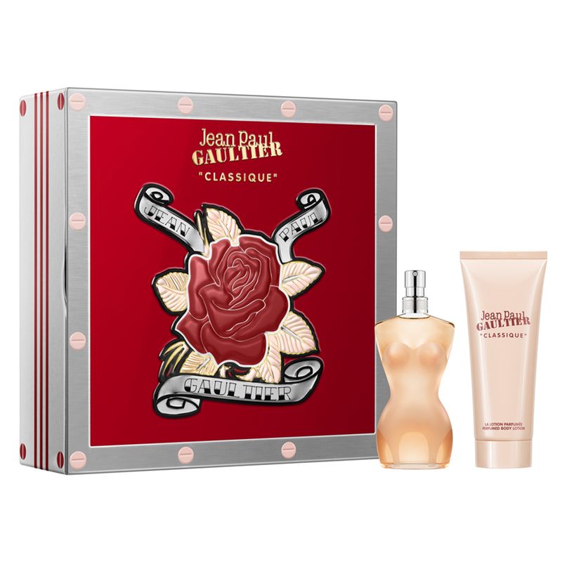 Kit-Perfume-Jean-Paul-Gaultier-Classique-Feminino-Eau-de-Toilette-50-ml---Locao-Corporal-75-ml-Vitrine