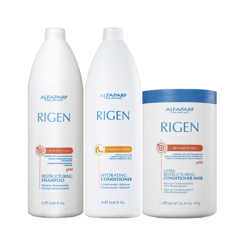 Kit-Alfaparf-Milano-Rigen-Restructuring-Shampoo-1000-ml-Condicionador-Hydrating-1000-ml-Mascara-1000g-Vitrine