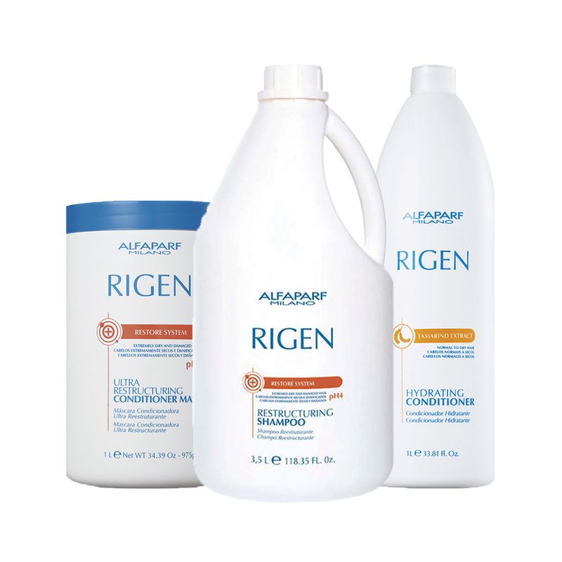 Kit-Alfaparf-Milano-Rigen-Restructuring-Shampoo-3500-ml-Condicionador-Hydrating-1000-ml-Mascara-1000-ml-Vitrine