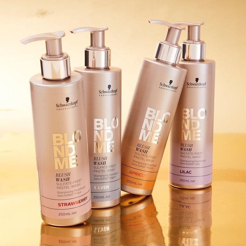 Shampoo-Tonalizante-Schwarzkopf-Professional-BlondMe-Blush-Wash-Silver-250-ml-Frasco-Shampoo