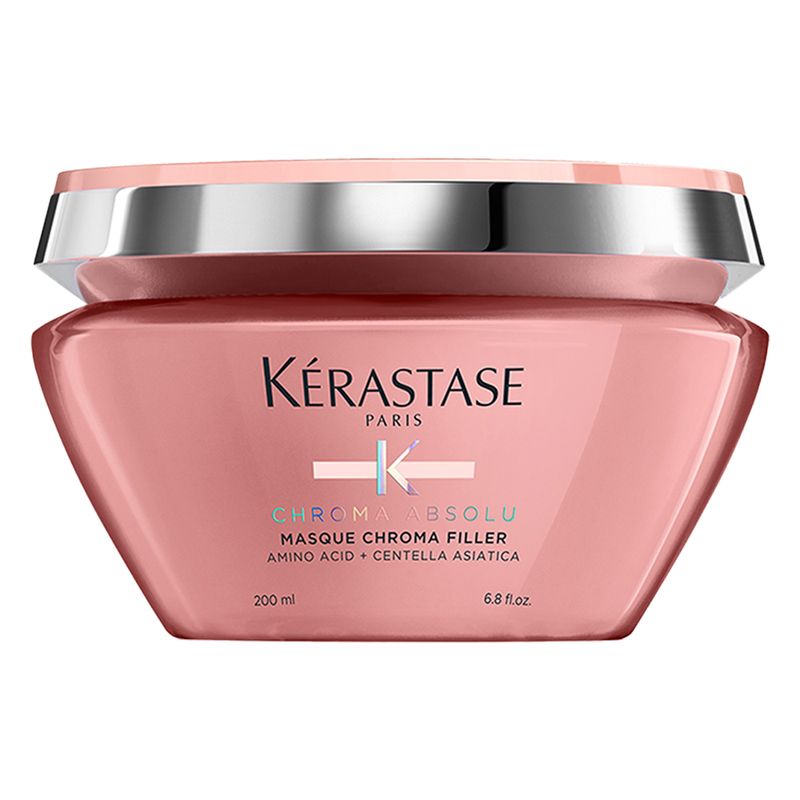 Kit-Kerastase-Chroma-Absolu-Shampoo-Riche-250-ml-Mascara-Anti-Porosidade-200-ml-Serum-150-ml-Frasco-Mascara