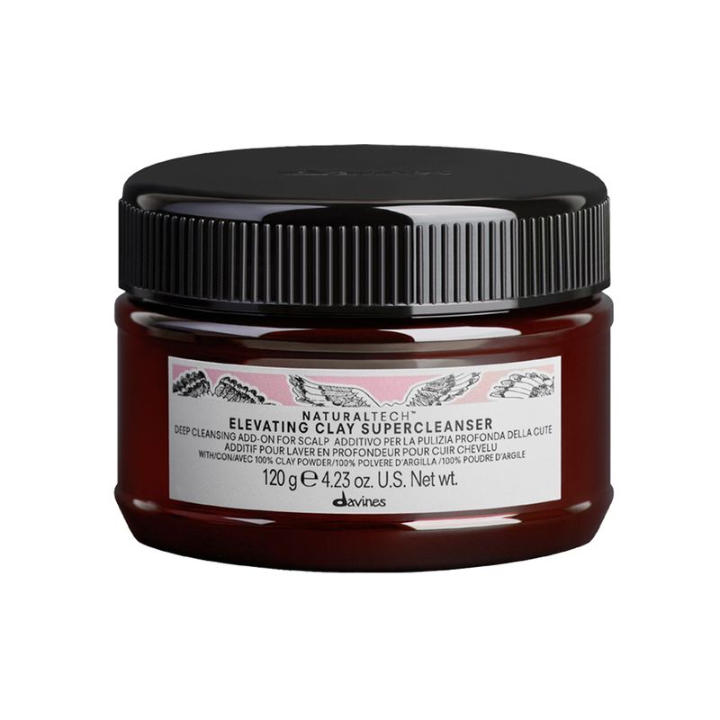 Mascara-de-Limpeza-em-Po-Davines-Natural-Tech-Elevating-Clay-120-g-Vitrine