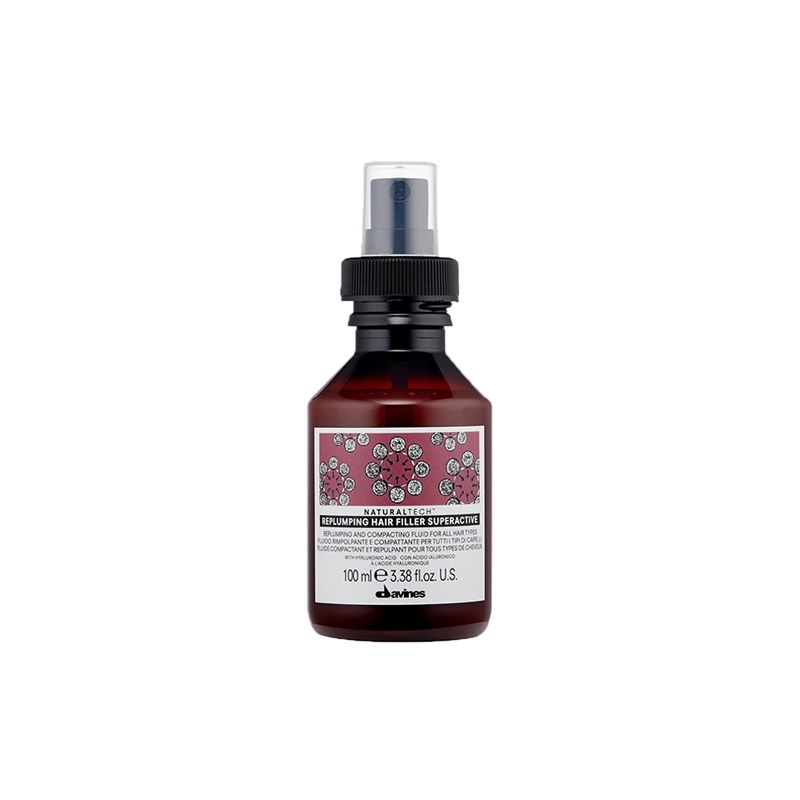 Leave-in-Davines-Natural-Tech-Replumping-Hair-Filler-Superactive-100-ml-Vitrine