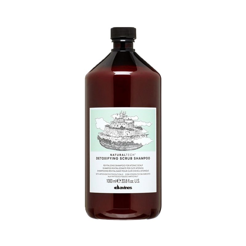 Shampoo-Davines-Natural-Tech-Detoxifying-Scrub-1000-ml-Vitrine