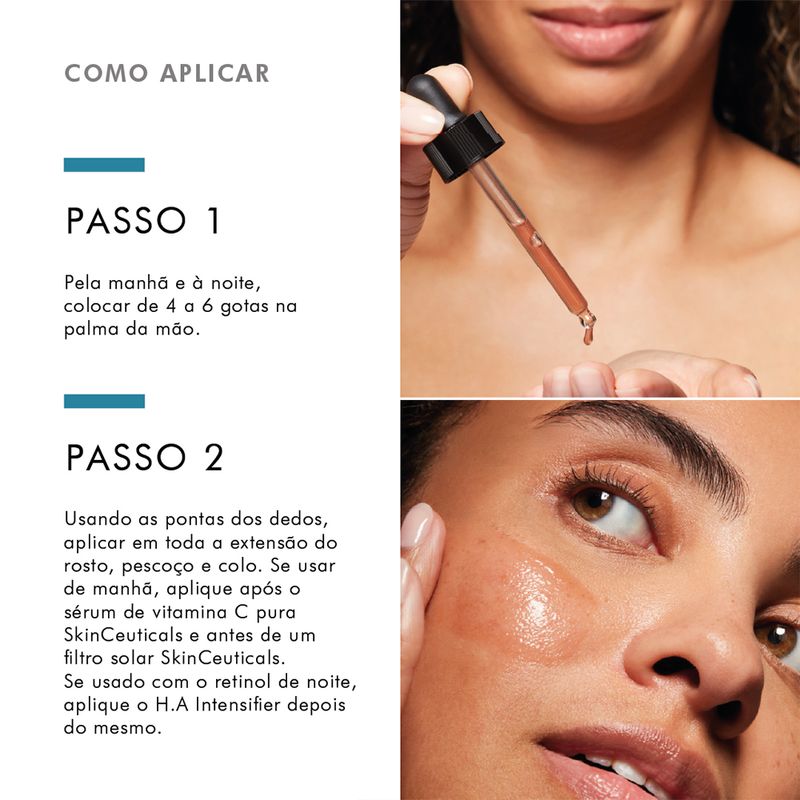 Serum-Facial-Anti-Idade-SkinCeuticals-H.A.-Intensifier-30-ml-Passo-a-Passo