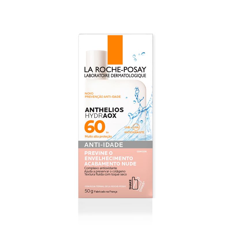 Protetor-Solar-Facial-La-Roche-Posay-Anthelios-Anti-idade-FPS-60-com-Cor-50-ml-Caixa