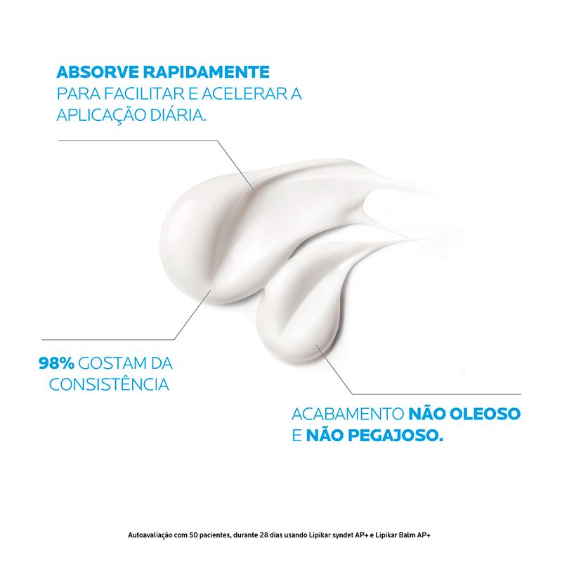 Creme-Hidratante-Corporal-La-Roche-Posay-Lipikar-Baume-Light-AP-M-Eco-Tube-200-ml-Textura