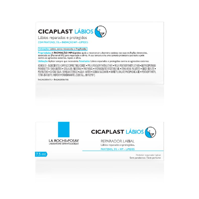 Reparador-Labial-La-Roche-Posay-Cicaplast-75-ml-Caixa