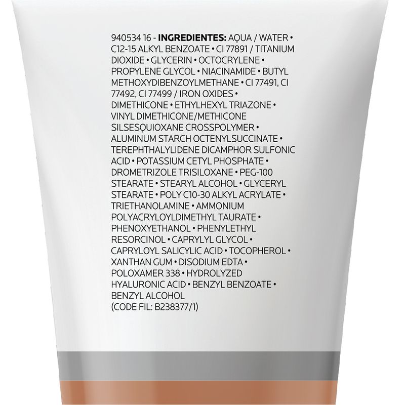 Protetor-Solar-Facial-La-Roche-Posay-Anthelios-Anti-idade-FPS-50-Morena-40-g-Ingredientes
