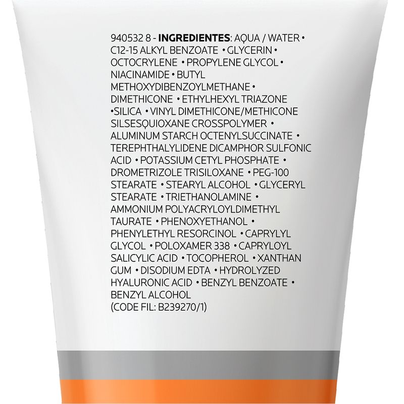 Protetor-Solar-Facial-La-Roche-Posay-Anthelios-Anti-idade-FPS-50-40-g-Ingredientes