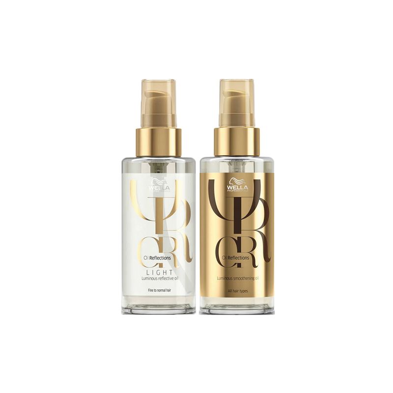 Kit-Wella-Professionals-Oil-Reflections-Oleo-100-ml-Oleo-Light-100-ml-Vitrine