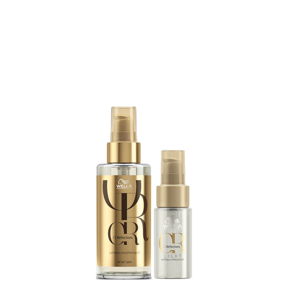 Kit Wella Professionals Oil Reflections - Óleo Light 30 ml + Óleo 100 ml Kit Wella Professionals Oil Reflections - Óleo Light 30 ml + Óleo 100 ml