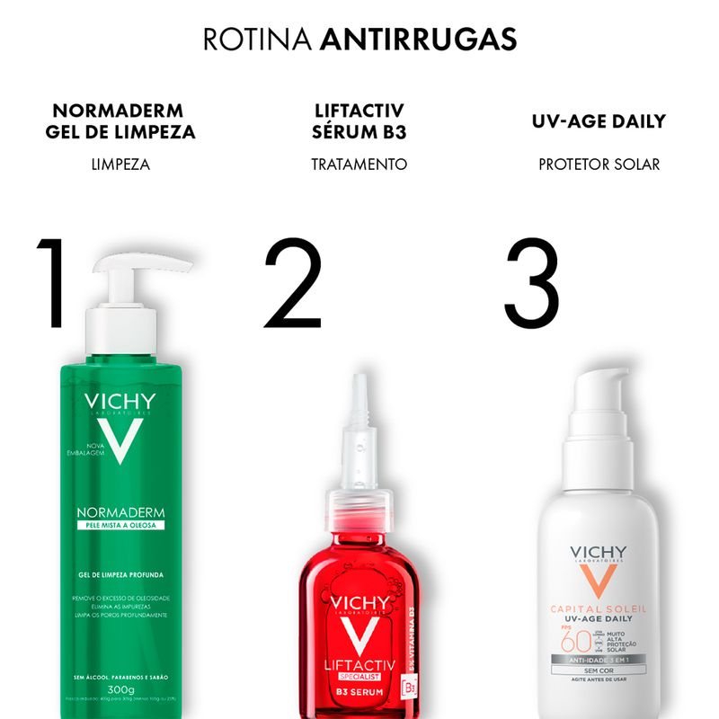 Serum-Facial-Antirrugas-e-Uniformizador-de-Tom-com-Vitamina-B3-Vichy-Liftactiv-30-ml-Produtos