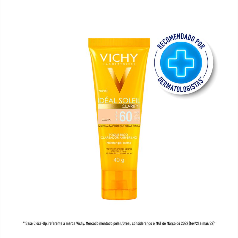 Protetor-Solar-Semi-Matte-Facial-FPS-60-Vichy-Ideal-Claro-40-g-Selo