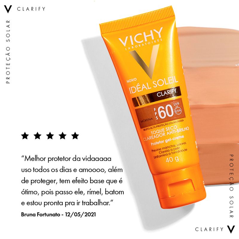 Protetor-Solar-Facial-Semi-Matte-FPS-60-Vichy-Ideal-Soleil-Morena-40-g-Opiniao