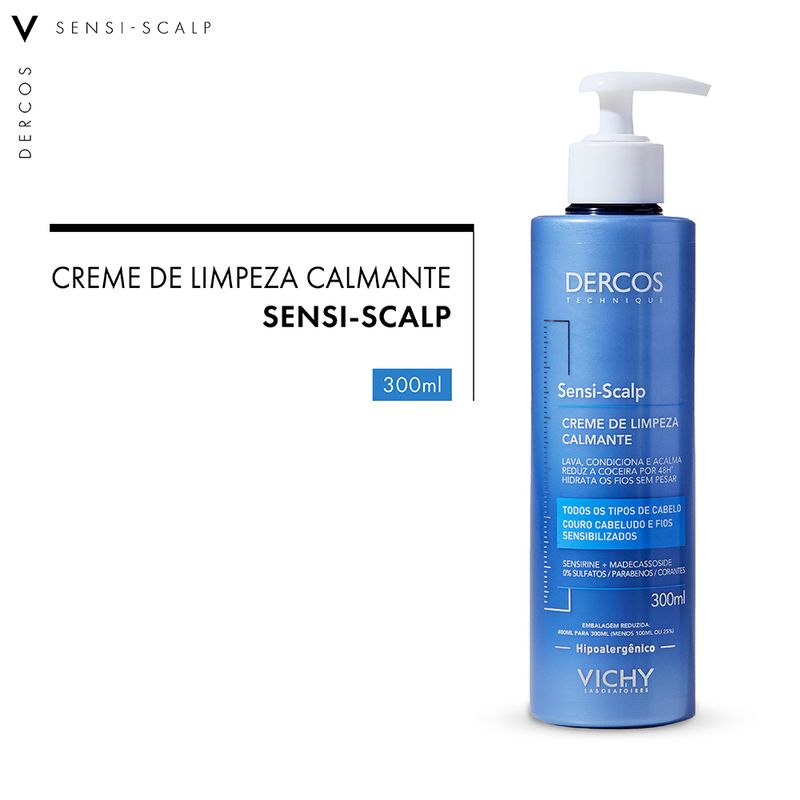 Creme-de-Limpeza-Capilar-Vichy-Dercos-Sensi-Scalp-300-ml-Produto
