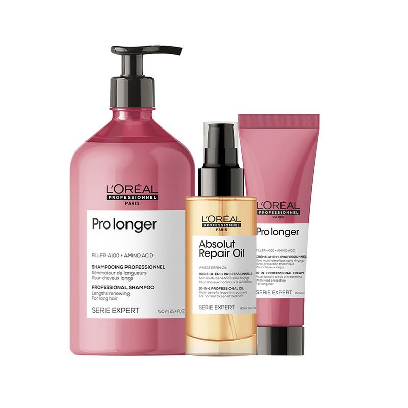 -Kit-L-Oreal-Professionnel-Serie-Expert-Pro-Longer----Shampoo-750-ml---Leave-in-150-ml--Serum-90-ml-