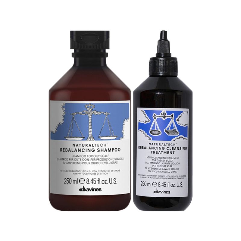 Kit-Davines-Natural-Tech-Rebalancing-Shampoo-250-ml-Tratamento-250-ml-Vitrine