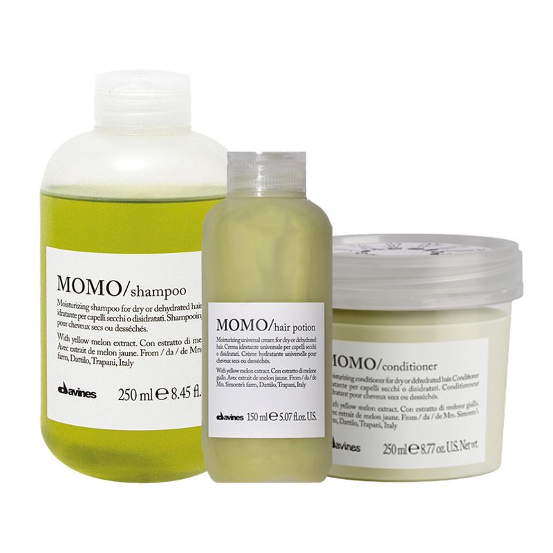 Kit-Davines-Essential-HairCare-Momo-Shampoo-250-Condicionador-250-ml-Leave-in-150-ml-Vitrine