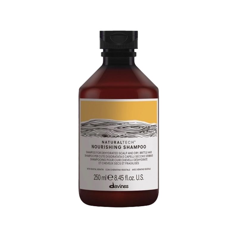 Kit-Davines-Natural-Tech-Nourishing-Shampoo-250-ml-Mascara-Miracle-250-ml-Frasco-Shampoo