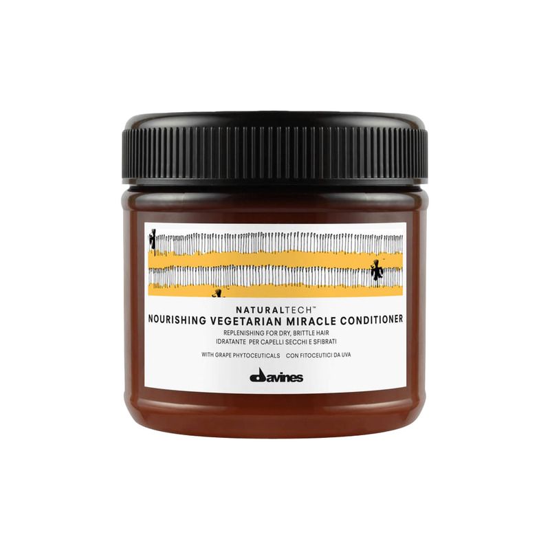 Kit-Davines-Natural-Tech-Nourishing-Shampoo-250-ml-Condicionador-250-ml-Mascara-Miracle-250-ml-Pote-Mascara