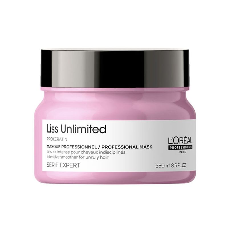 Kit-L-Oreal-Professionnel-Serie-Expert-Liss-Unlimited----Shampoo-300-ml----Mascara-250-g----Serum-125-ml