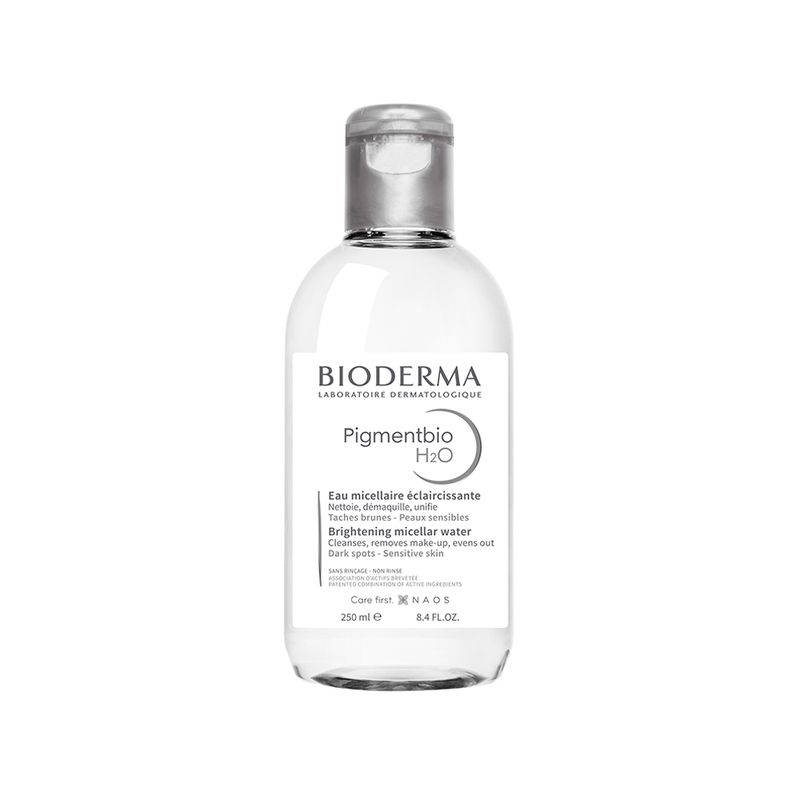 Agua-Micelar-Facial-Clareadora-de-Manchas-Bioderma-Pigmentbio-H2O-250-ml-Vitrine