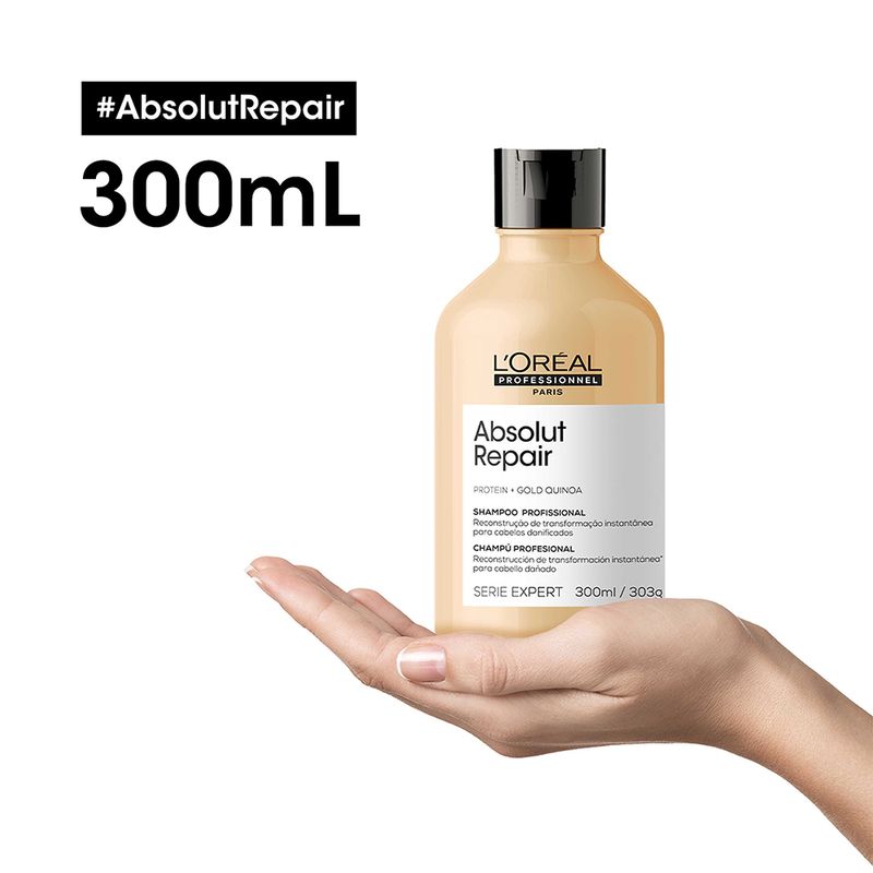 Shampoo-Reparador-L’Oreal-Professionnel-Absolut-Repair-300ml-Frasco