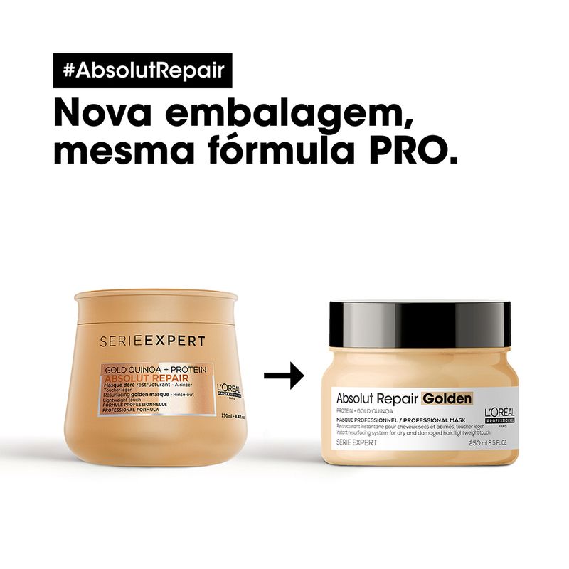 Mascara-L’Oreal-Professionnel-Absolut-Repair-Golden-250g-Mudanca