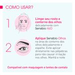 Gel-Hidratante-para-Area-dos-Olhos-Acido-Hialuronico-Bioderma-Sensibio-Eye-15-ml-Uso