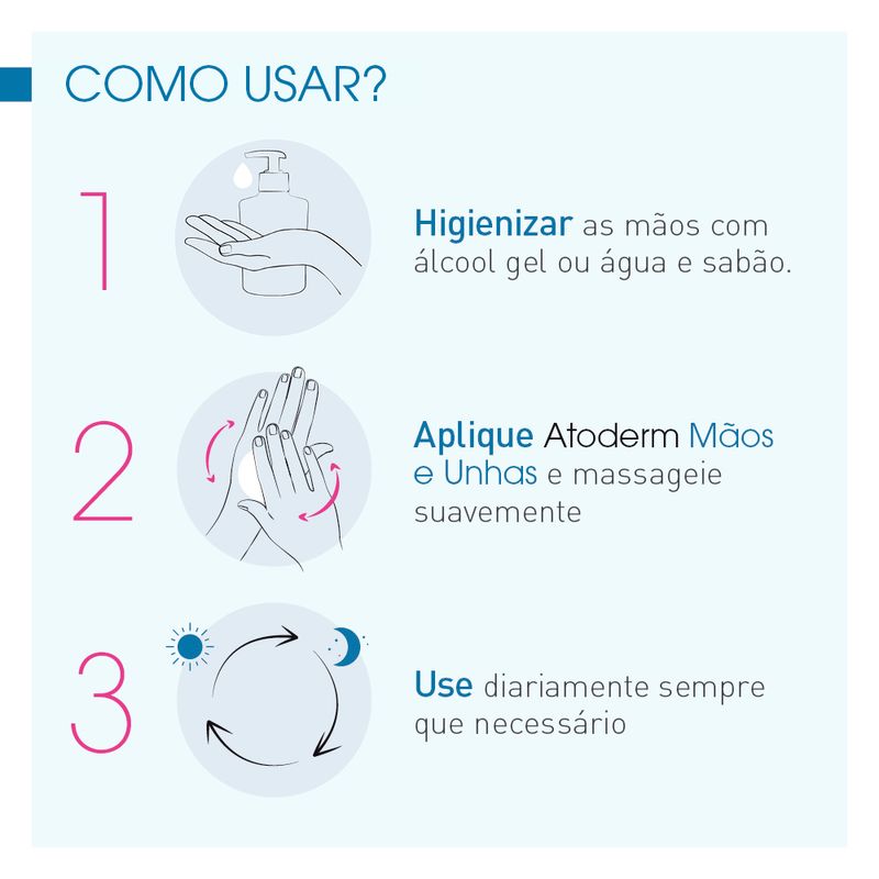 Creme-Hidratante-para-Maos-e-Unhas-Bioderma-Atoderm-50-ml-Usar