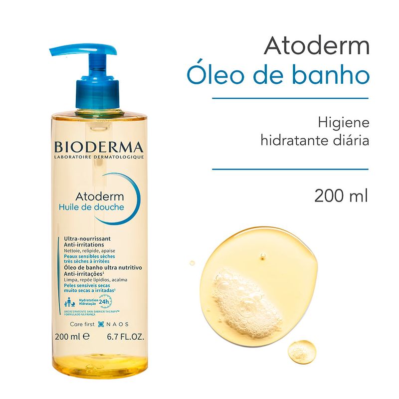 Oleo-de-Banho-Hidratante-Corporal-Bioderma-Atoderm-200-ml-Textura