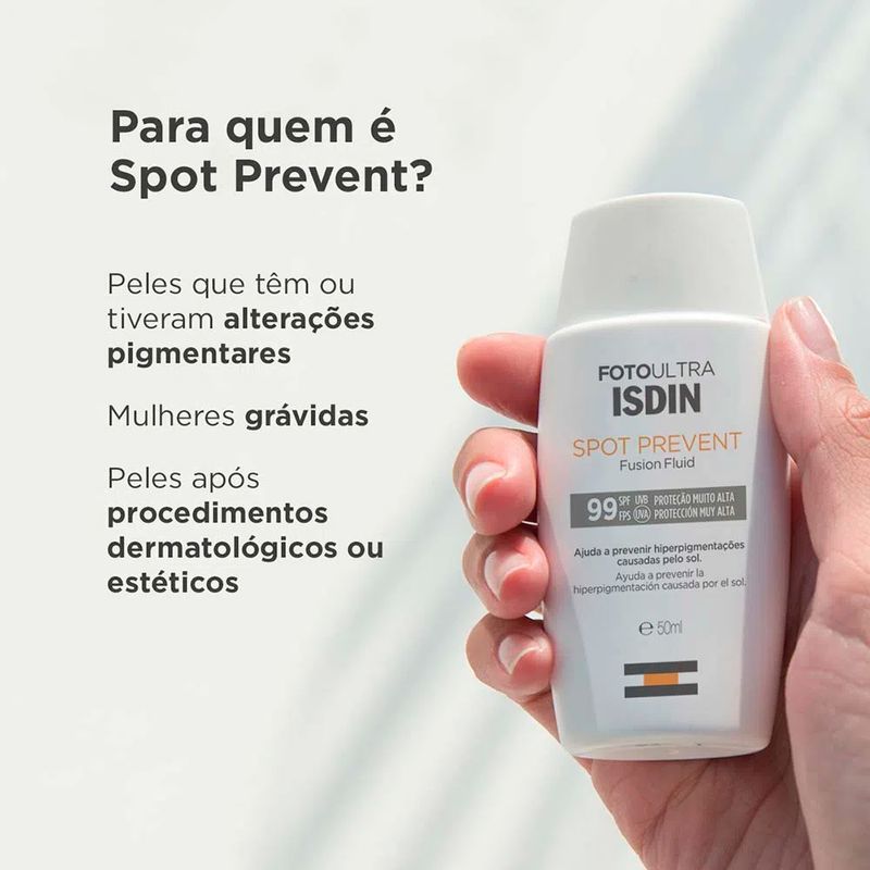 Protetor-Solar-Facial-Isdin-Foto-Ultra-Spot-Prevent-FPS-99-50-ml-Indicacao-um